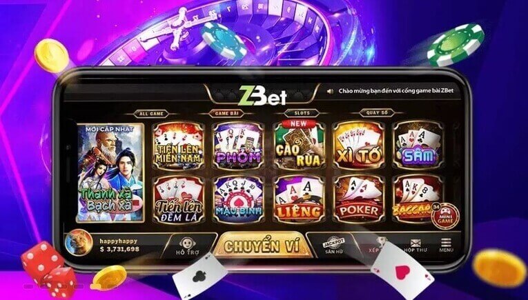 Top 8 game bài thú vị hàng đầu không nên bỏ qua tại Zbet