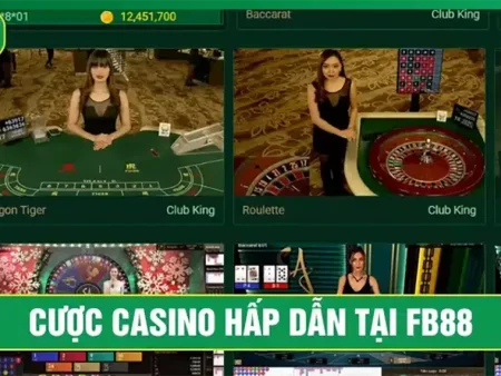 Top game ăn tiền thật tại FB88 live casino hấp dẫn tại casino trực tuyến uy tín việt nam