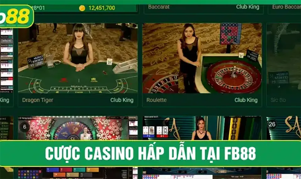 fb88 live casino hấp dẫn