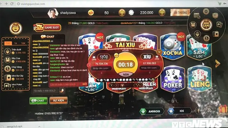 chơi tài xỉu bằng điện thoại