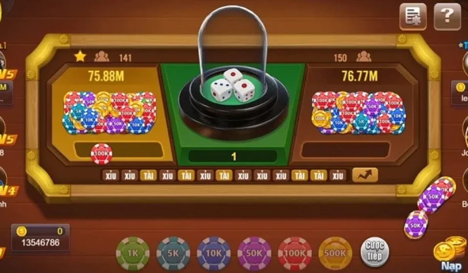 Cách chọn bàn tài xỉu